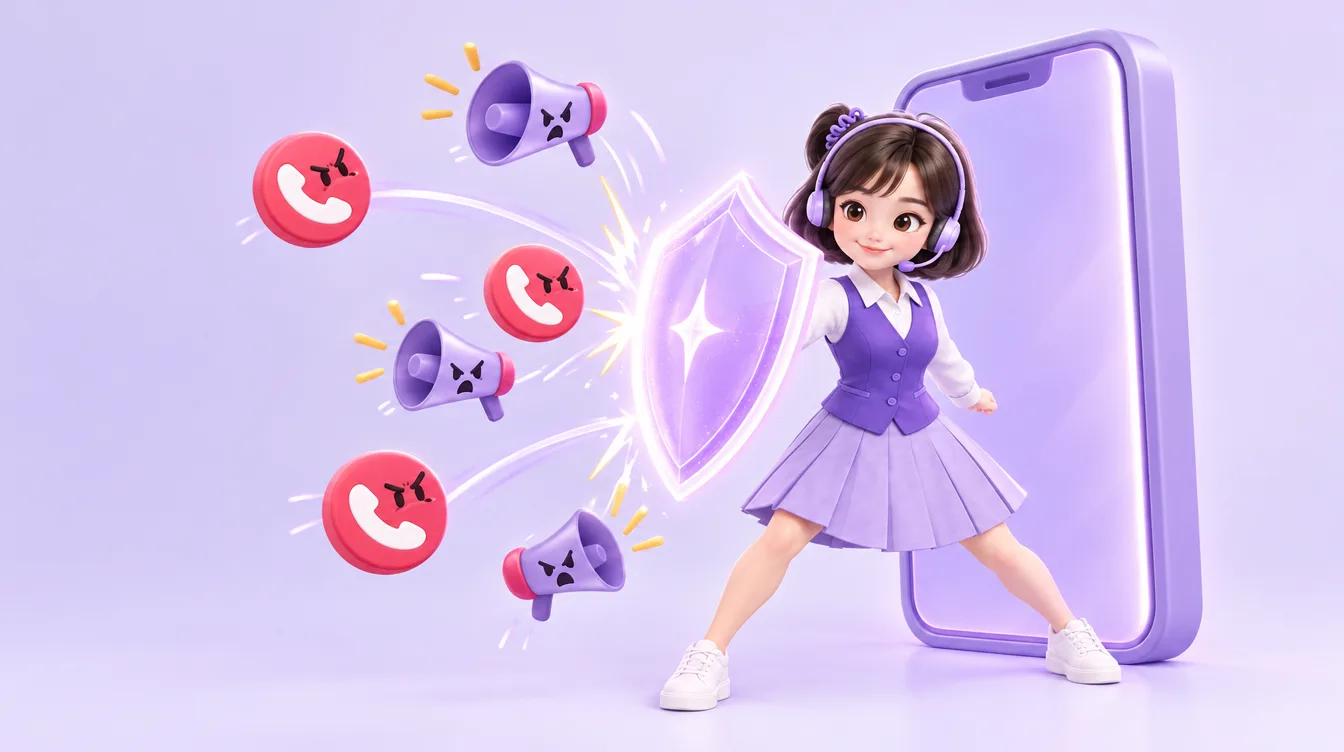 스팸 막기 — 소리